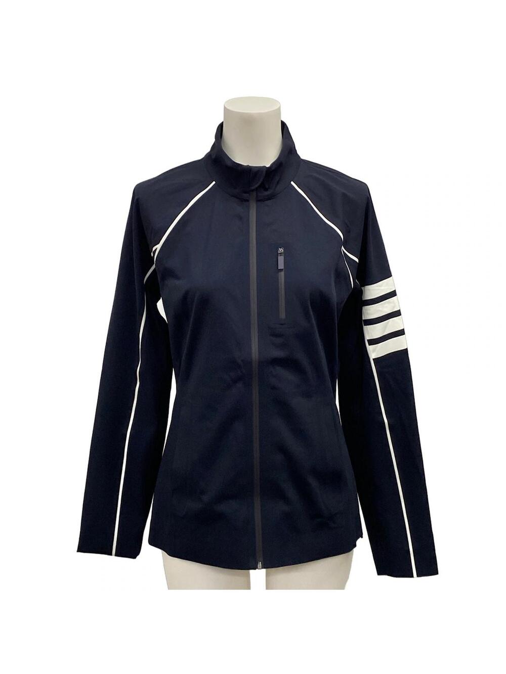 Thom Browne 4-Bar Compression Zip-Up #321489T10B
